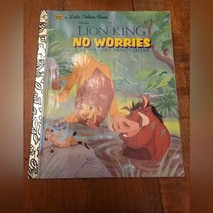 Vintage A Little Golden Book Disney’s Lion King No Worries 1995 #1333